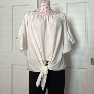 White off the shoulder blouse